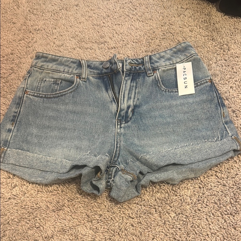PacSun Women's Blue Denim Shorts